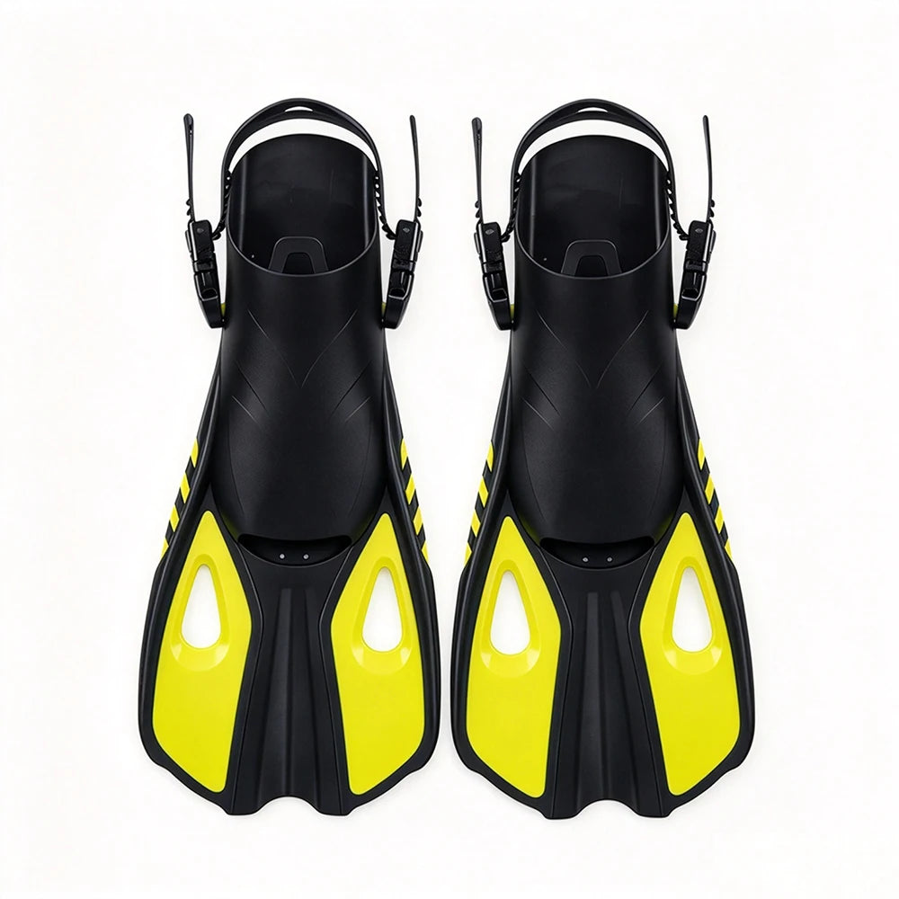 Snorkel Fins Swim Flippers Short Diving Frog Shoes Duck Webs