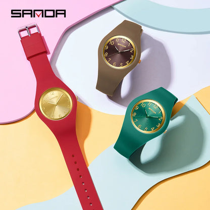 Simple Luxury Student Quartz Watch Clock Gift Outdoor