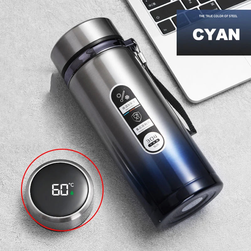 Stainless Steel Thermos Bottle with LED Temperature Bottle
