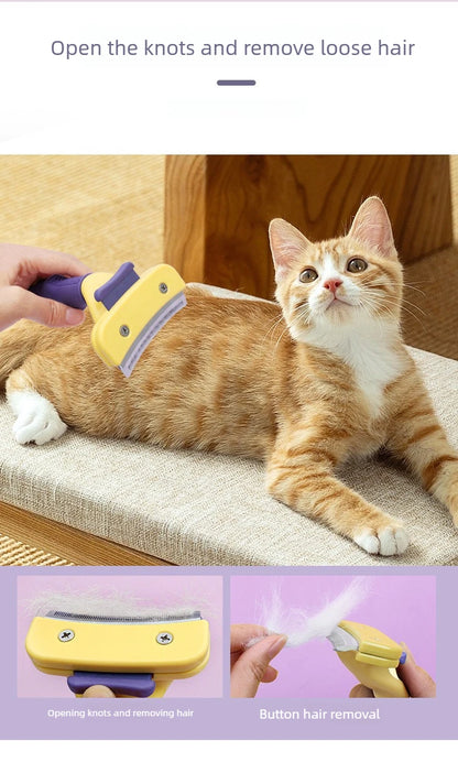 Pet brush, pet grooming tool deshedding comb