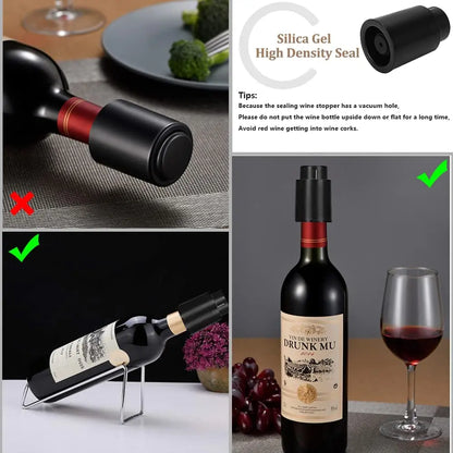 Vacuum Wine Bottle Stopper Sealed Storage Vacuum Wine Stopper