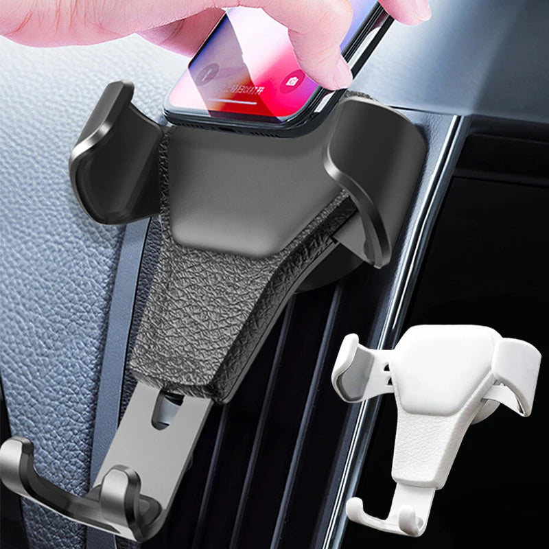 Gravity Car Phone Holder Air Vent Clip Mount Mobile Cell Phone Stand