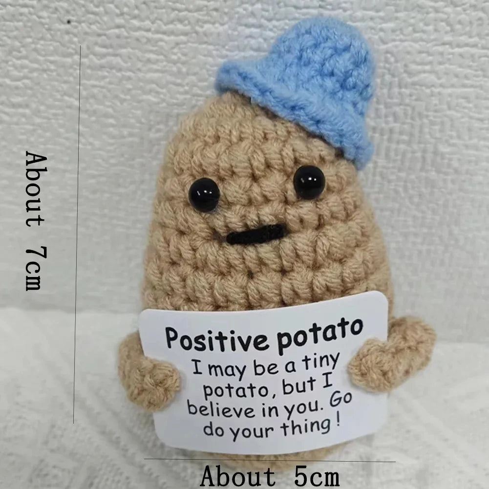 Positive Energy Potato Doll Home Decoration Mini Plush Knitting Wool
