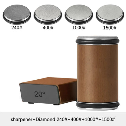 Rolling Knife Sharpener Double Sided Diamond Sharpening Stone