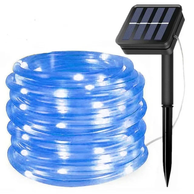 300LED Solar Rope Strip Light Outdoor Waterproof Fairy Light