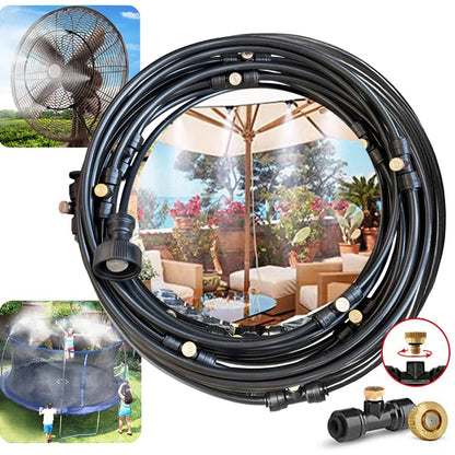 DIY Outdoor Nebulizer Garden Sprayer Misting Cooling System