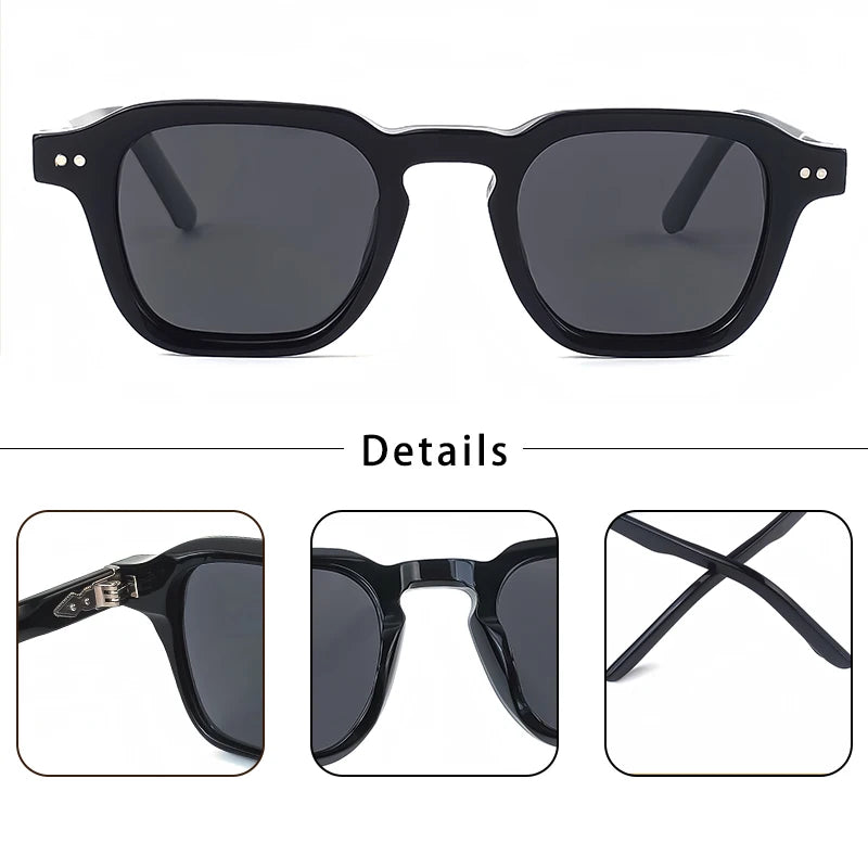 CATERSIDE Retro Polarized Sunglasses Men Travel Eyewear