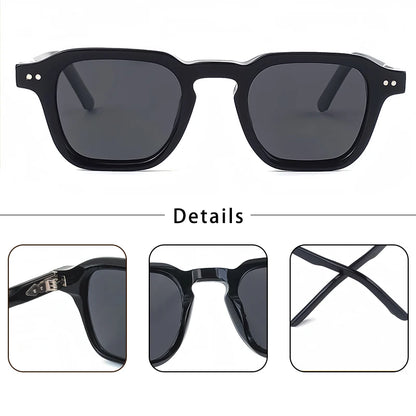 CATERSIDE Retro Polarized Sunglasses Men Travel Eyewear