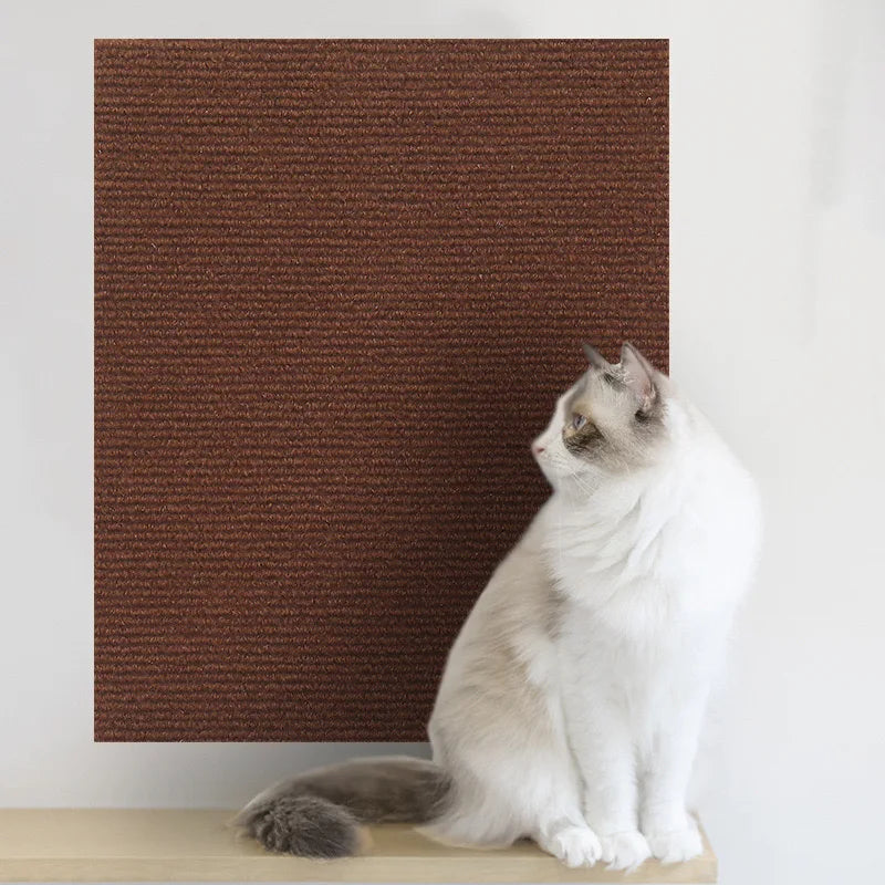 Self-Adhesive Cat Scratching Mat Trimmable Cat Carpet