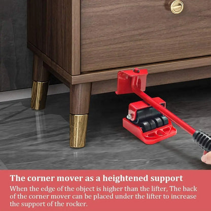 Professional Furniture Mover Tool Set Heavy Stuffs Transport Lifter