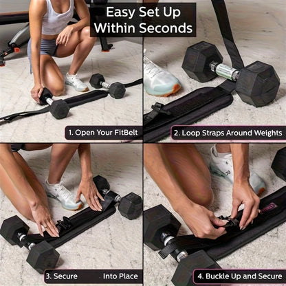 Butt Bridge Trainer Yoga Sport Dumbbell Waist Weight Belt