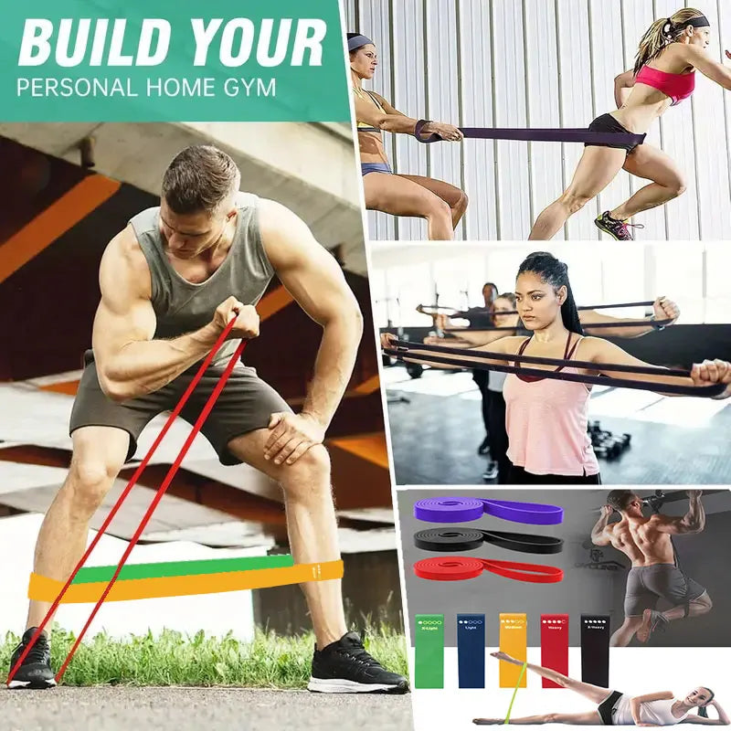 Latex Tension Band Yoga Fitness Exercise Elastic Band