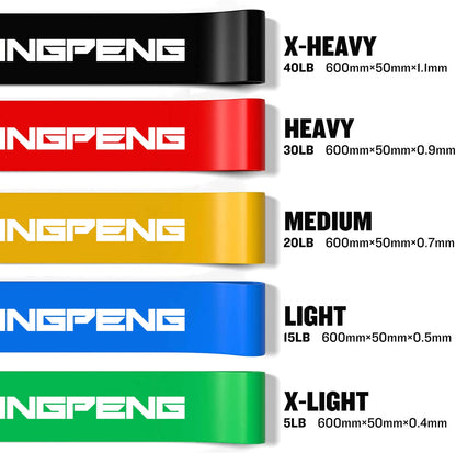 Different Resistance Bands Yoga Band Fitness Exercise