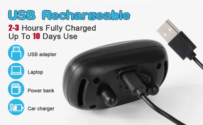 Pet Anti Barking Device USB Rechargeable Training Collar