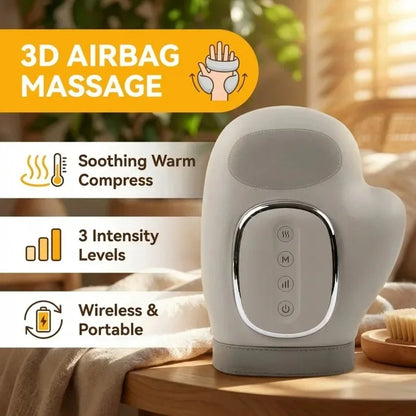 Hand Massager With Airbag Compression Finger Wrist Palm