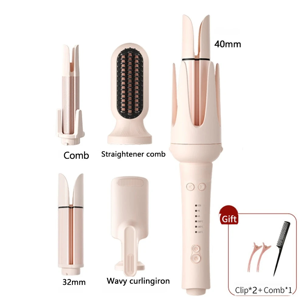 Auto Curling Iron Professional 3 Speed Rotary Hair Curler