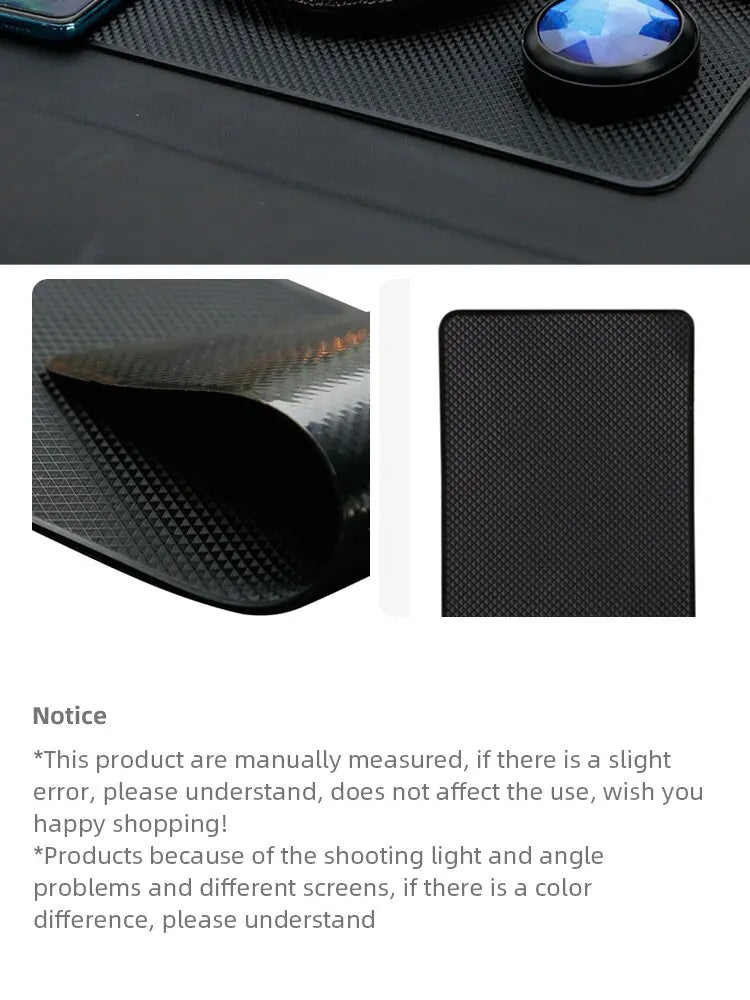 Car Non Slip Mat Sticky Anti Slip PVC Pads Heat Resistant