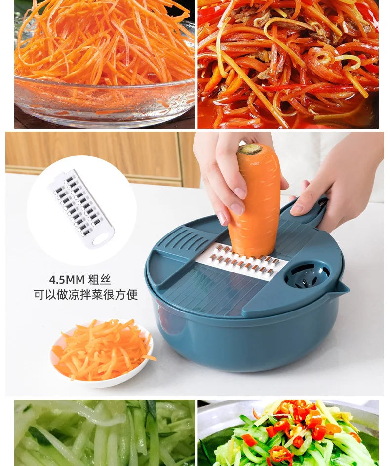 Multifunctional Vegetable Grater Slicer Kitchen Gadget