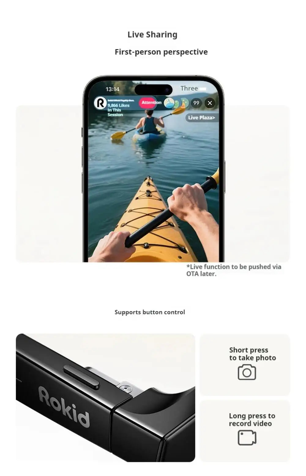 New Rokid Glasses Leqi AI&AR Glasses-49g Ultra-Light