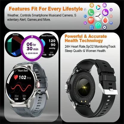 New Military GPS V69 Smart Watch Men 1.85 inch 710 mAh