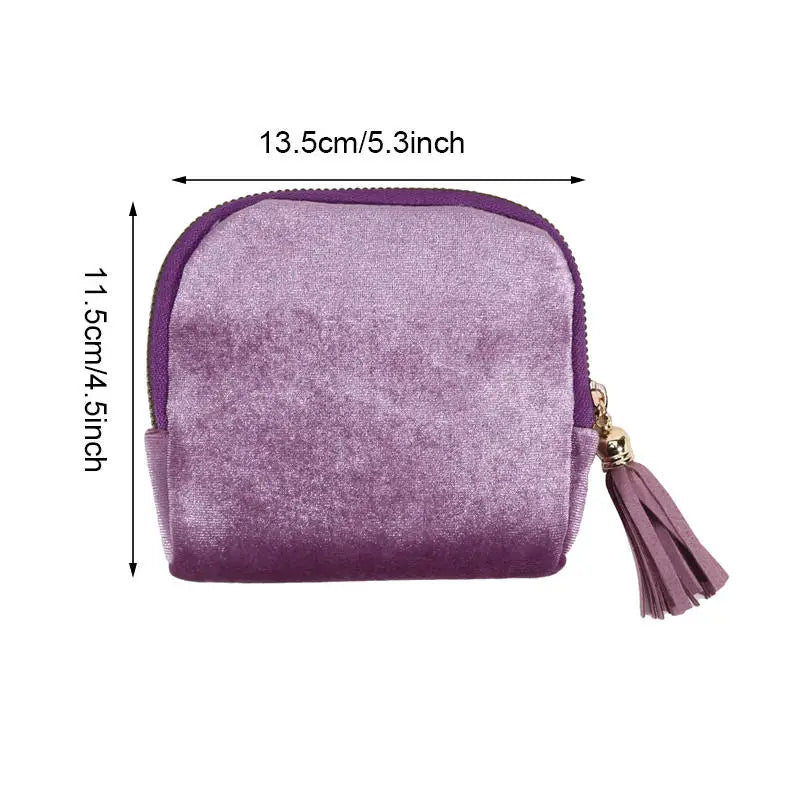 Exquisite Jewelry Storage Bag With Tassel Pendant