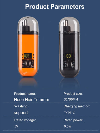 Nose Hair Trimmer Rechargeable Electric Nose Hair Remover