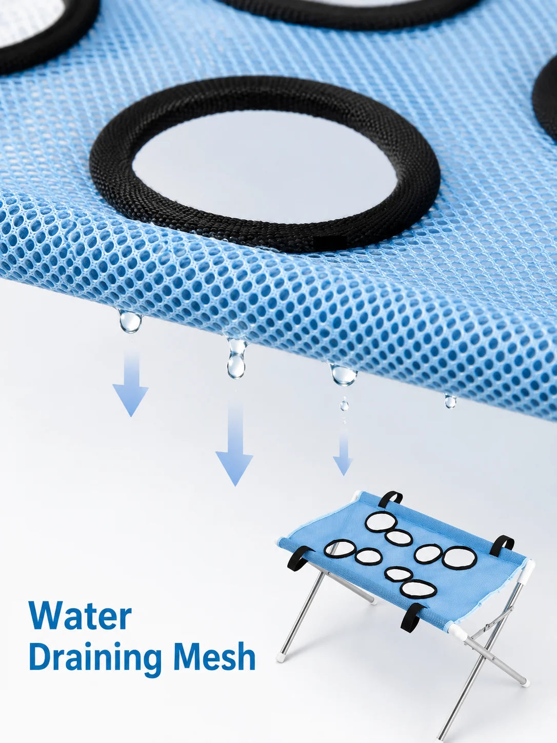 Pet Bathing Hammock Stand Foldable Dog Cat Grooming