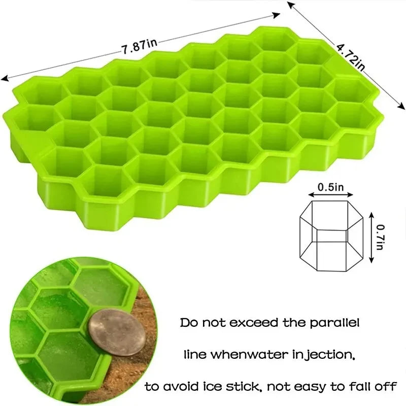 Honeycomb Cube Tray Maker Ice Mold