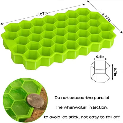 Honeycomb Cube Tray Maker Ice Mold