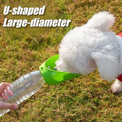 Leakproof Dog Travel Water Bottle Silicone Portable Pet Feeder