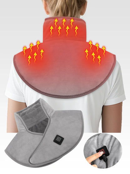 USB Heated Back Wrap Electric Heating Shoulder Neck Pad
