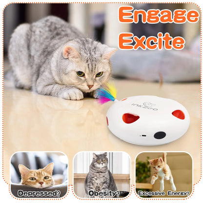INKZOO Cat Toys, Interactive Cat Toys for Indoor Cats,