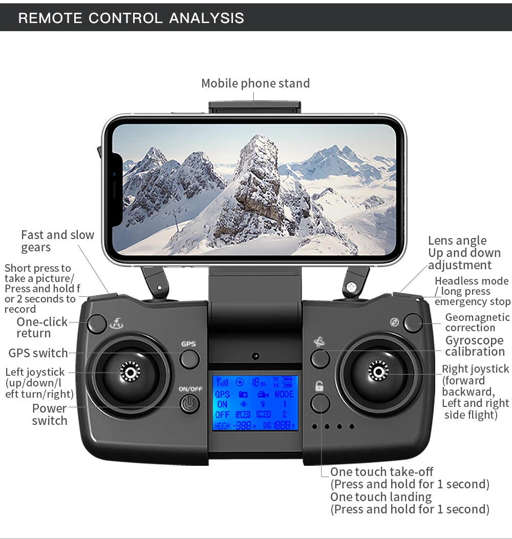 L900 Pro SE MAX GPS Drone 4K Professional Dual HD Camera