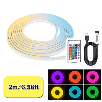 USB LED Neon Rope Lights, RGB Led Strip Lights
