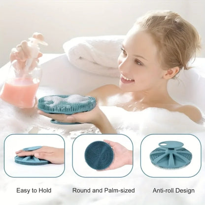 Soft Silicone Body Scrubber Shampoo Cleansing Brushes
