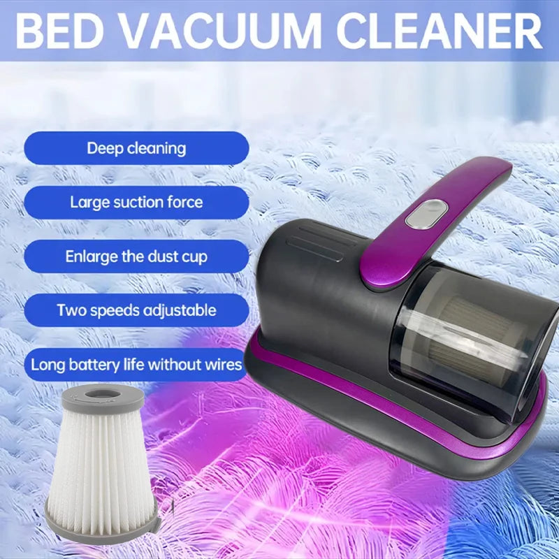 Wireless Handheld Mattress Vacuum Cleaner with UV-C Light