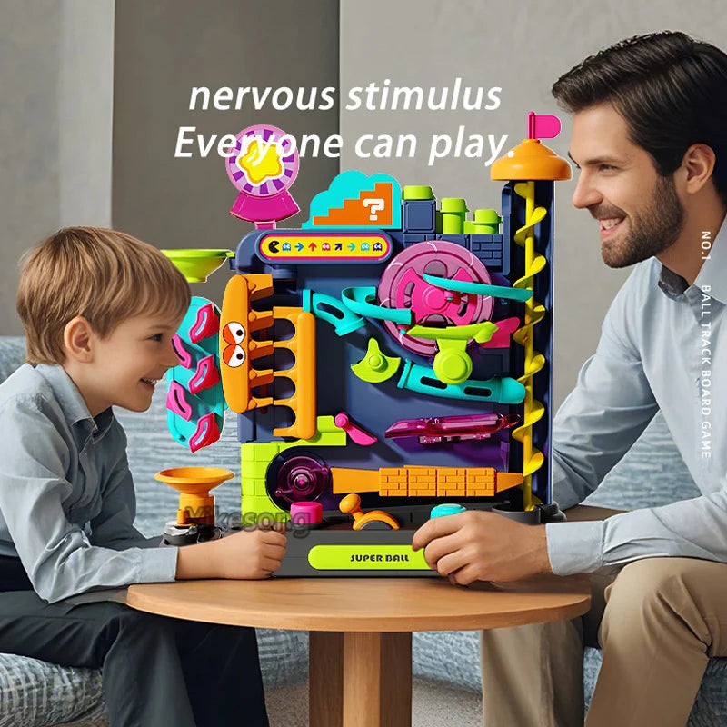 Educational Montessori Toy Multi-Layer Track Adventure Game