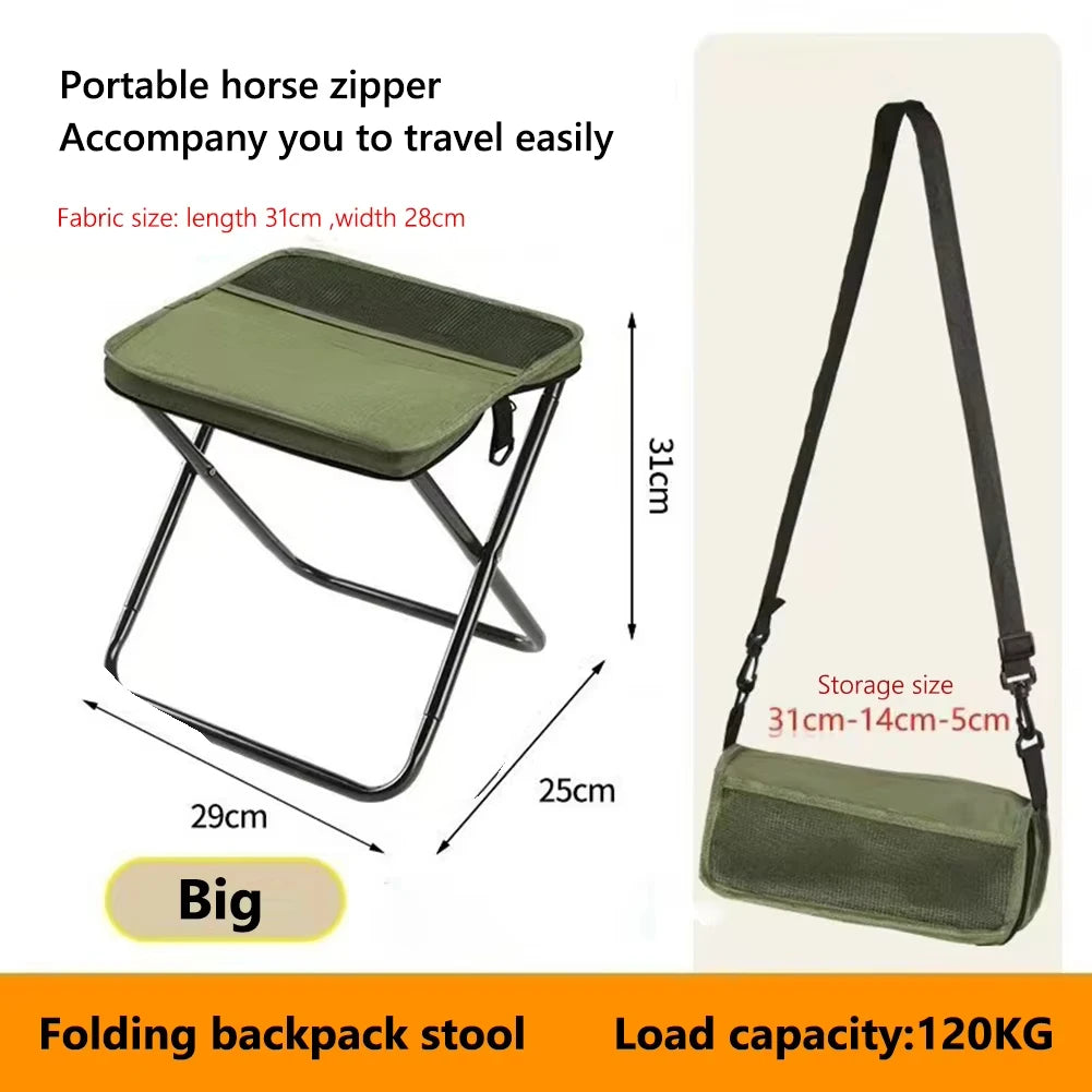 Folding stool for outdoor leisure camping,