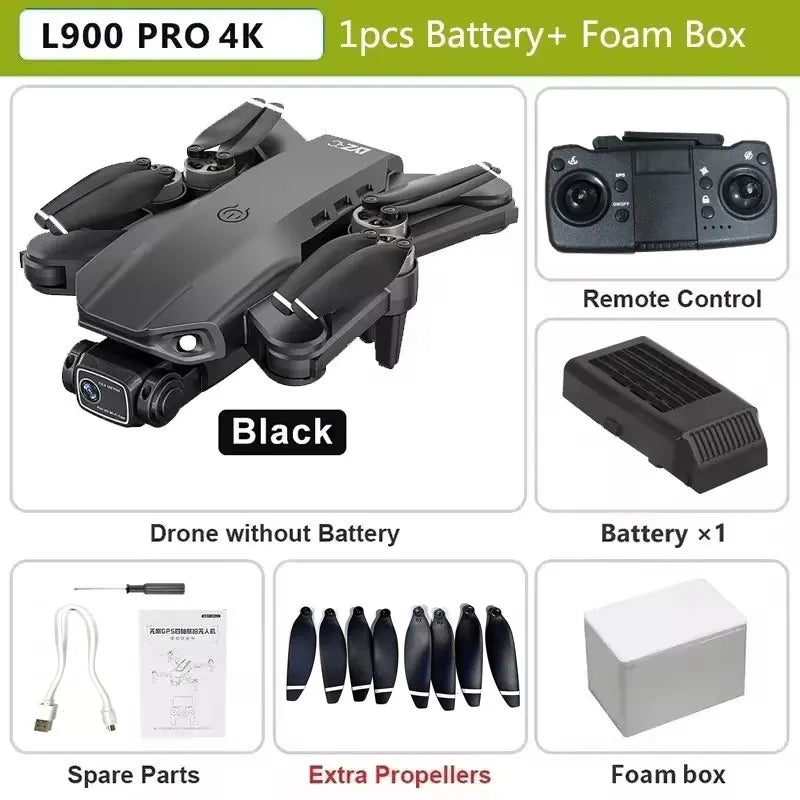 L900 Pro SE MAX GPS Drone 4K Professional Dual HD Camera