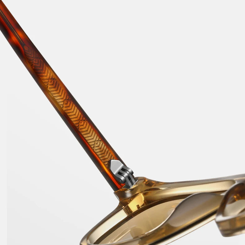 Summer Acetate Transparent Brown Sunglasses Men Beach