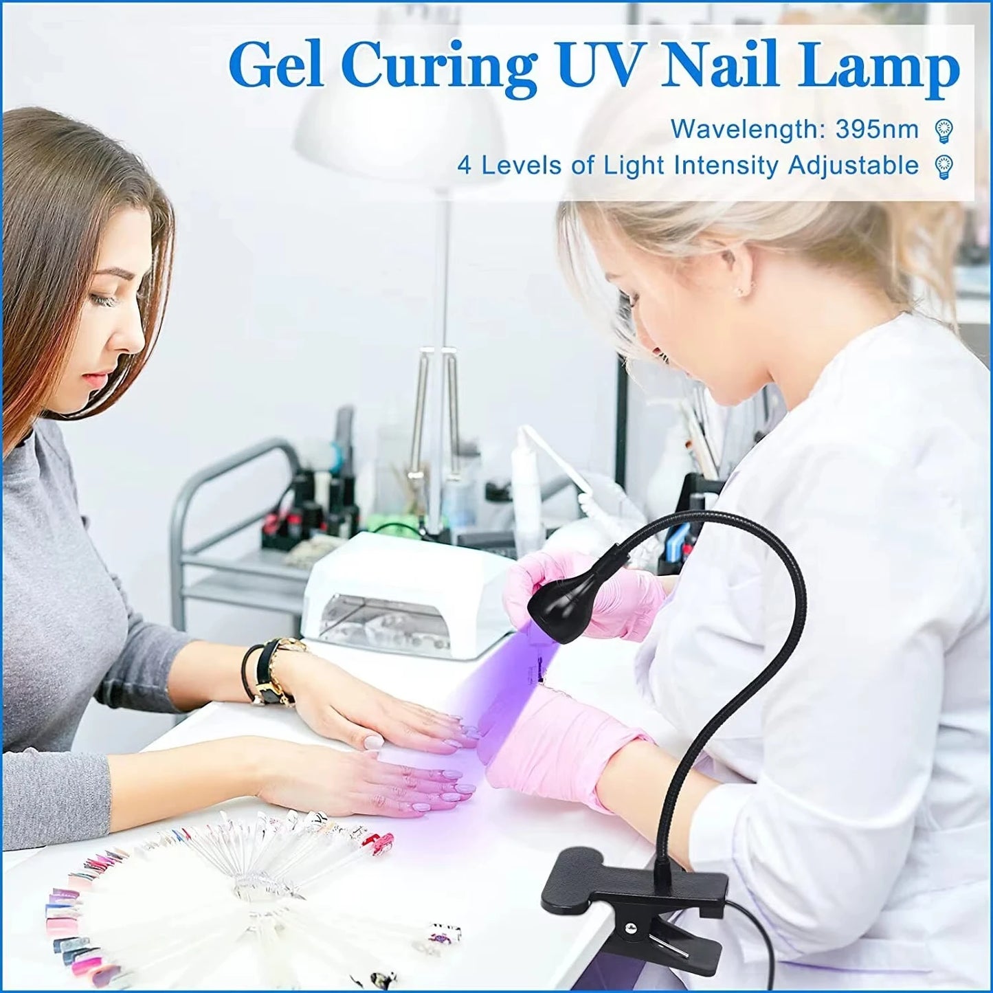 Led Ultraviolet Lights UV Nail Lamp 395nm UV Led Desk Lamp