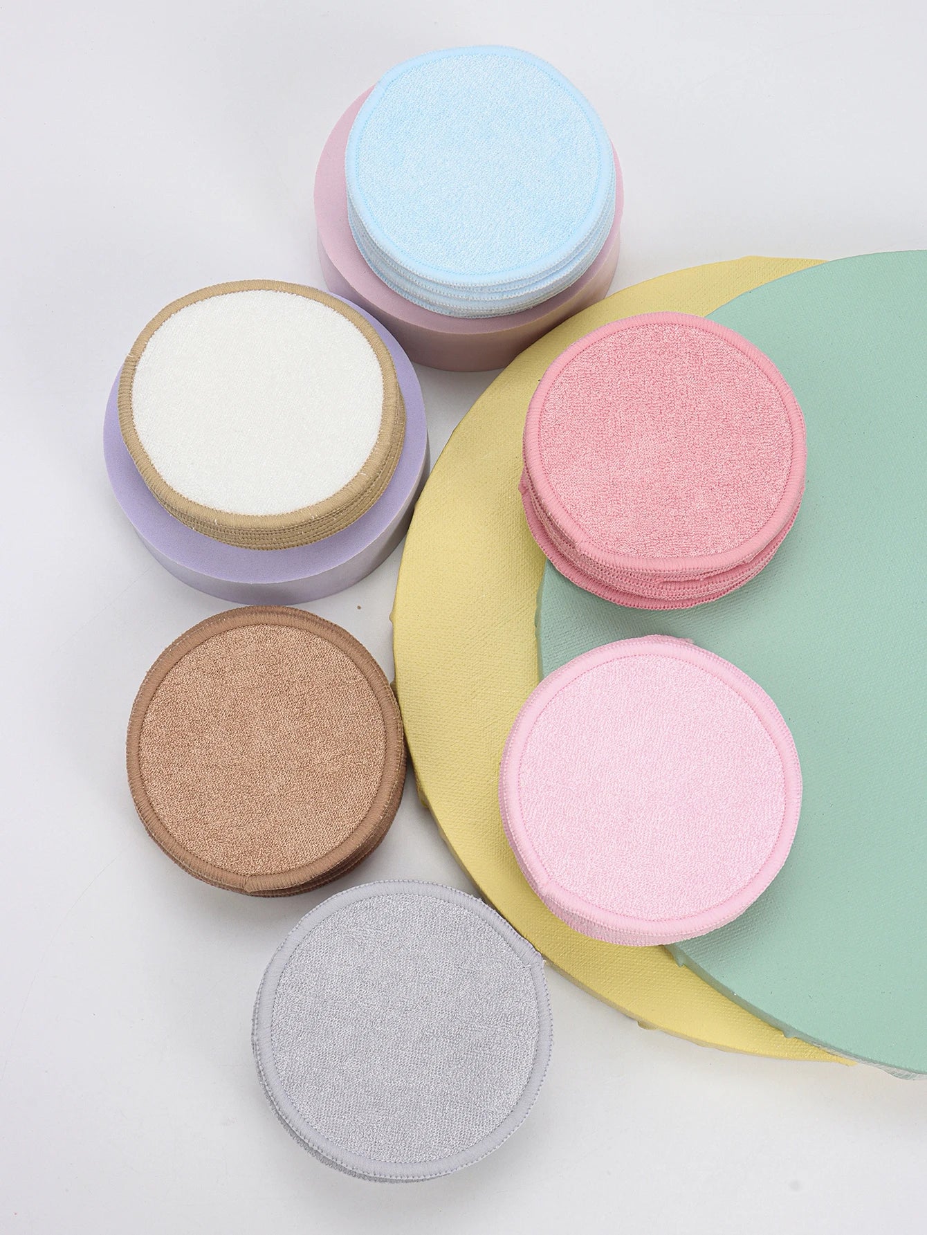 Bamboo Fiber Makeup Remover Pads Face Cleanser