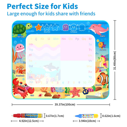 Magic Water Drawing Mat Coloring Doodle Mat