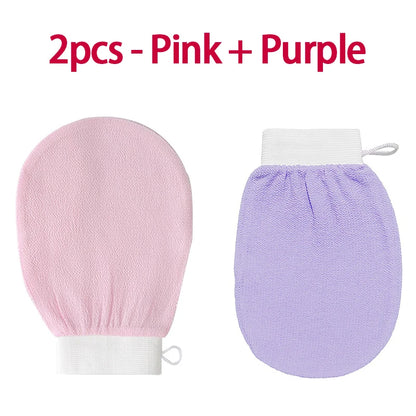 Exfoliating Gloves Dead Skin Scrubber Shower Gloves Bath Towel