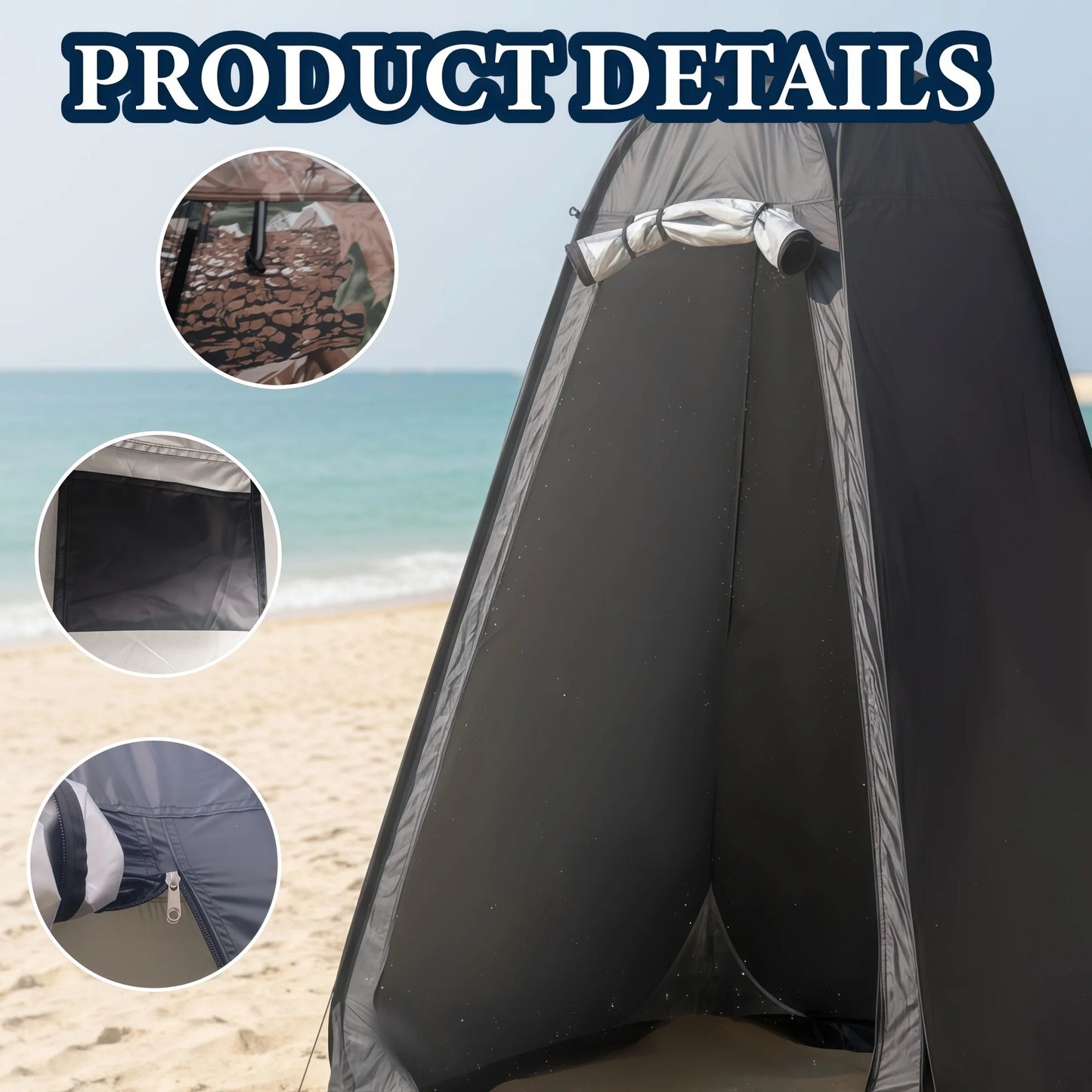 Pop-Up Portable Privacy Tent Outdoor Shower Tent