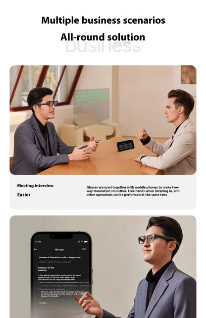 INMO Go2 Smart AR Translation Glasses Wireless AI Assistant
