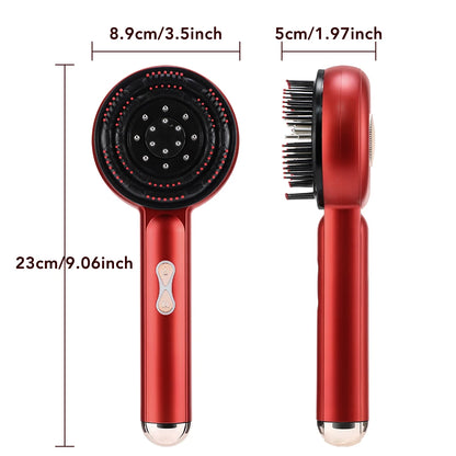 Electric Micro-current Massage Comb Red Light Hair Care