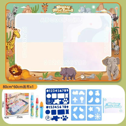 Magic Water Drawing Mat with Reusable Magic Pens