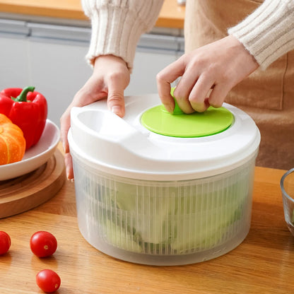 Salad Spinner Lettuce Greens Washer Dryer Drainer Crisper