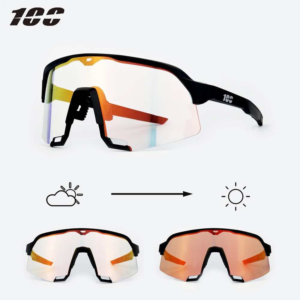 100 Bike Sunglasses Cycling Glasses for Man MTB Goggles